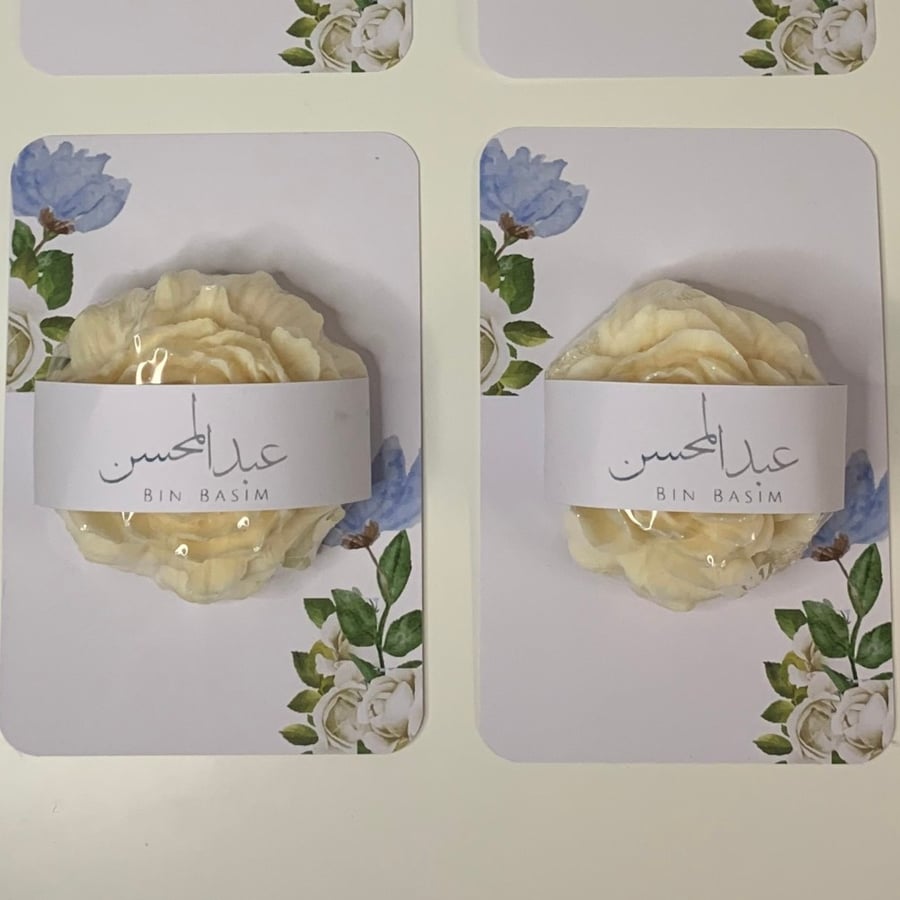 شمعة وردة الجوري