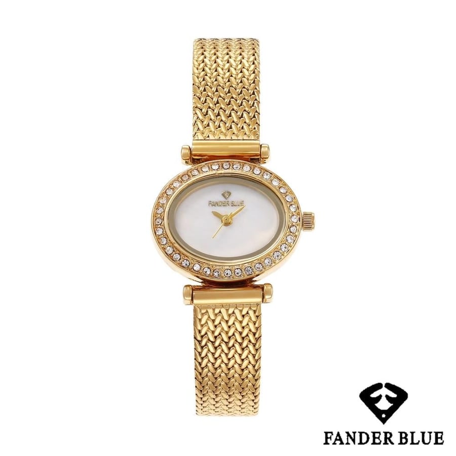 Women's Finderblow watch with thin strap, white port