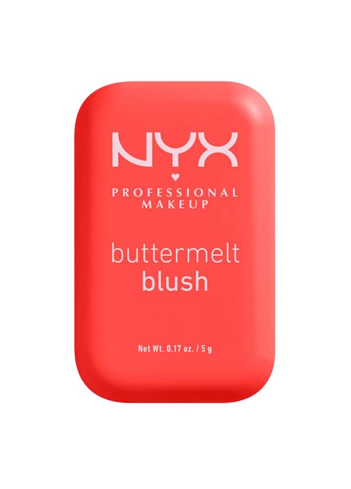 احمر خدود NYXمن Buttermelt Blush, Powder Blush, Up To 12 H Wear, Fade & Transfer Resistant, My Butta Half