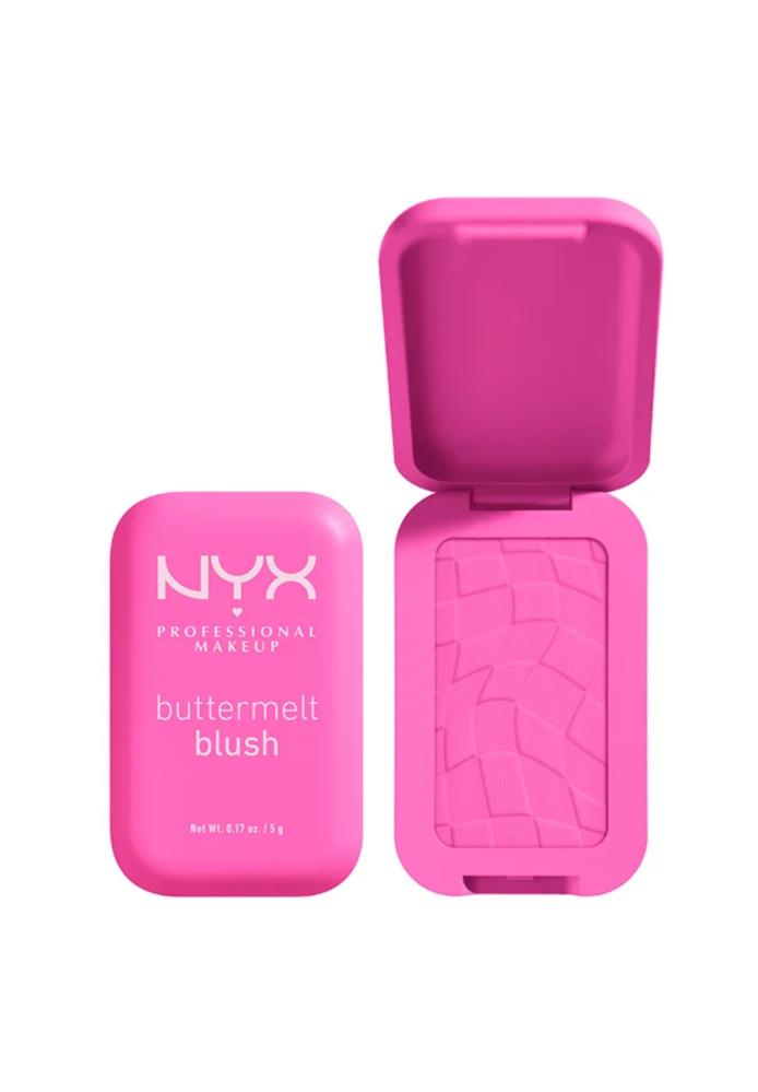 احمر خدود NYXمن Buttermelt Blush, Powder Blush, Up To 12 H Wear, Fade & Transfer Resistant, My Butta Half