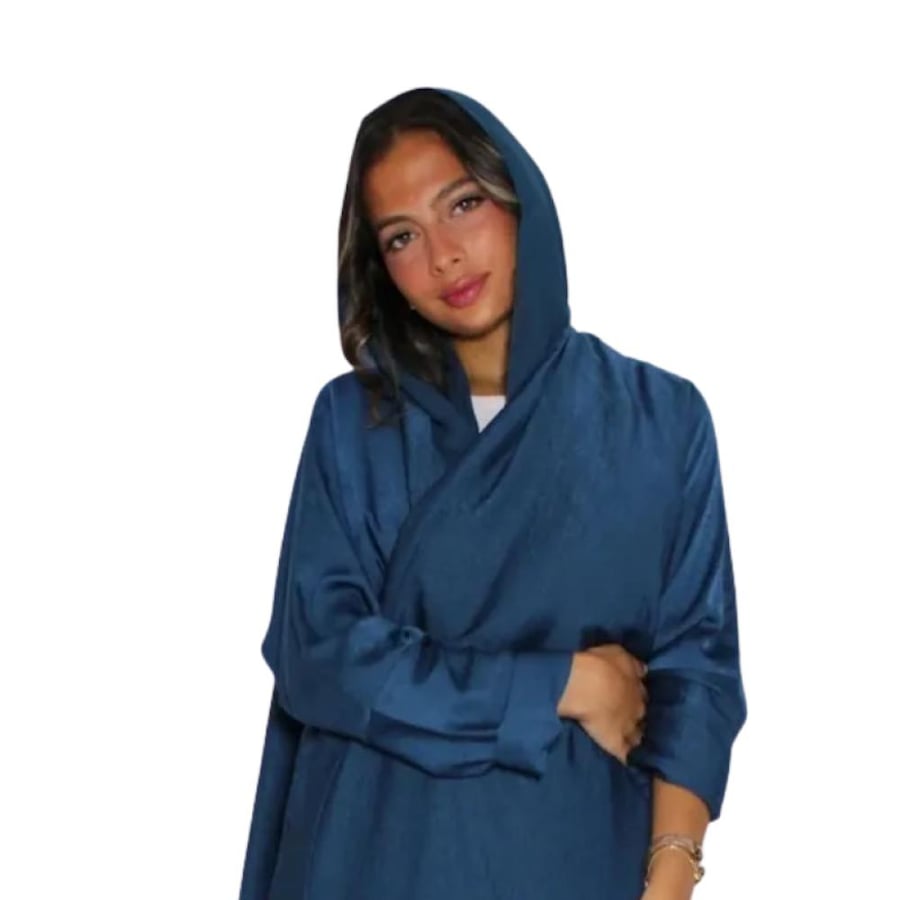 عباية نسمة بترولي Nasma Petrol blue