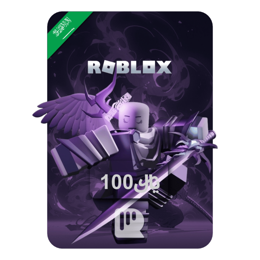 Roblox card 100 Riyals