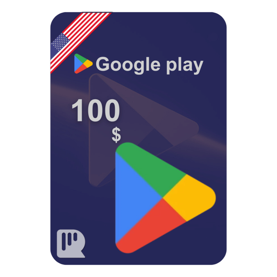 شحن Google Play 100 دولار أمريكي