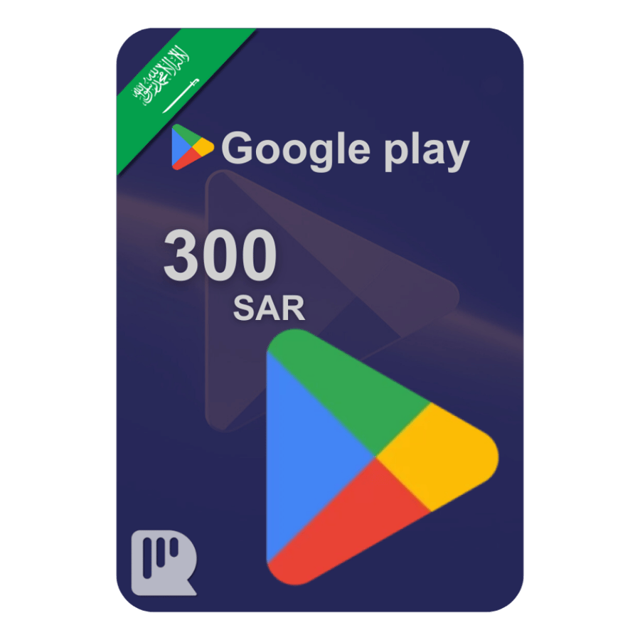 بطاقة Google Play بقيمة 300 ريال سعودي