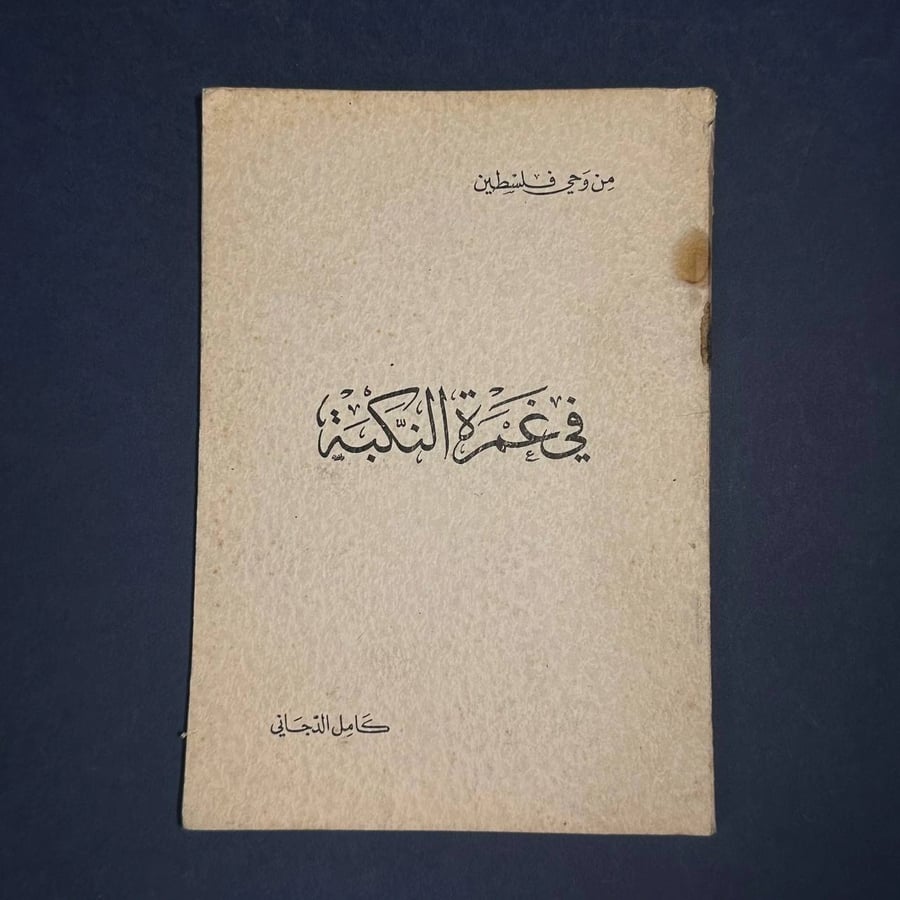 في غمرة النكبة - كامل الدجاني