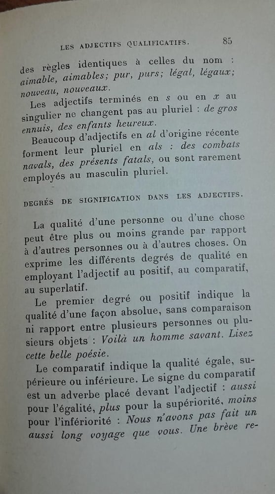 grammaire de lacademie francaise