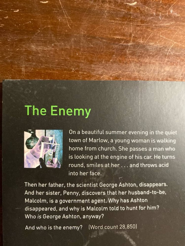 The enemy - by: Desmond Bagley