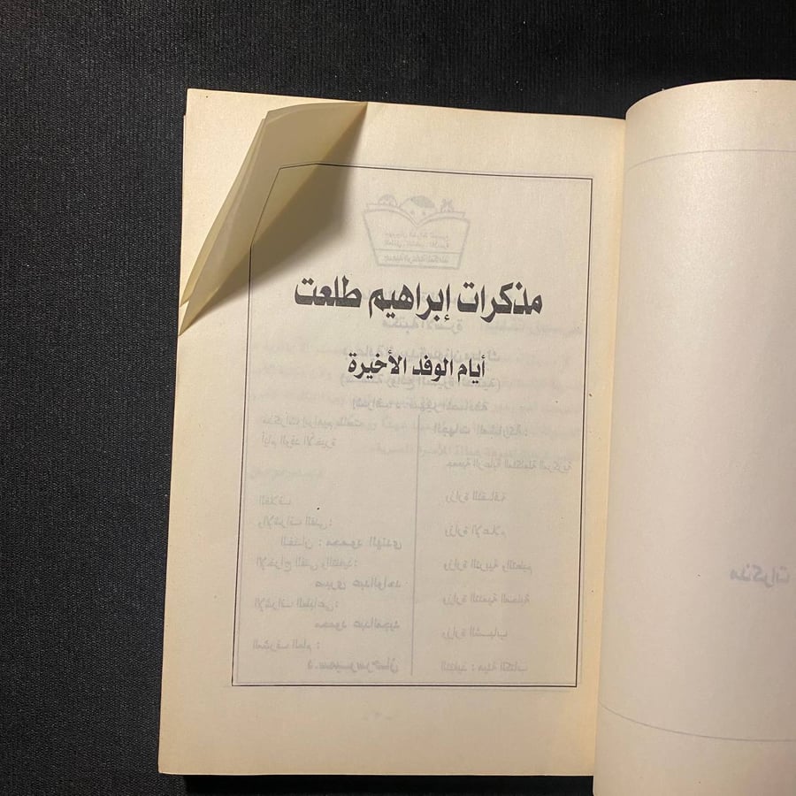 مذكرات ابراهيم طلعت