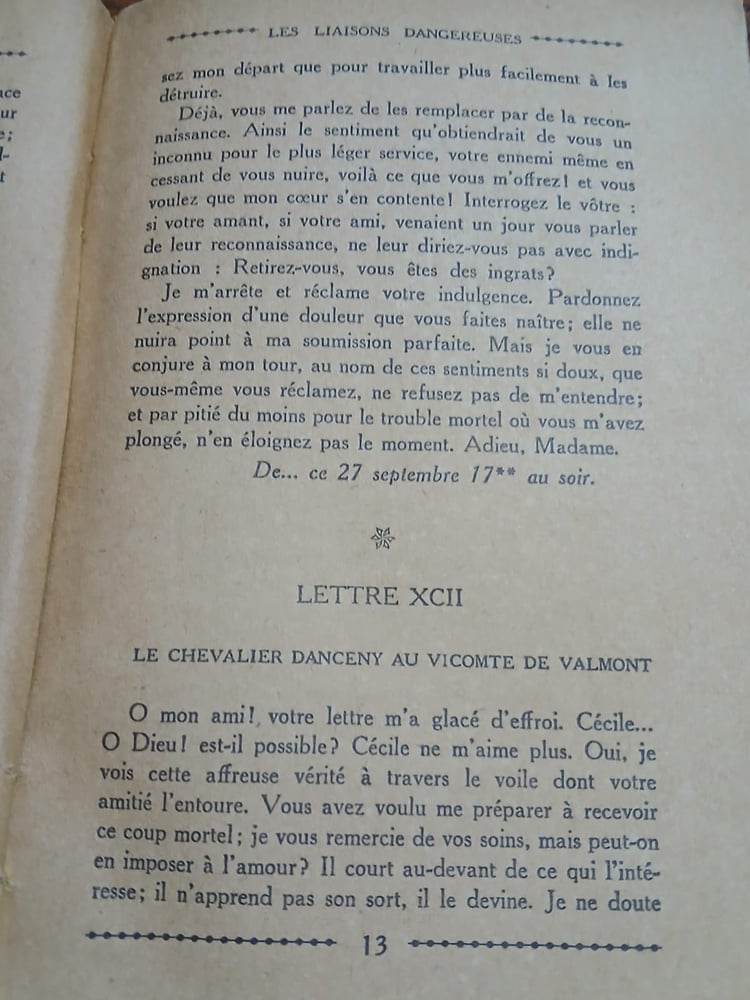 les liaisons dangeruses