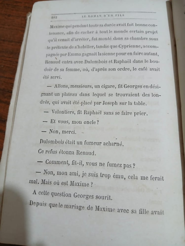 le roman dun fils