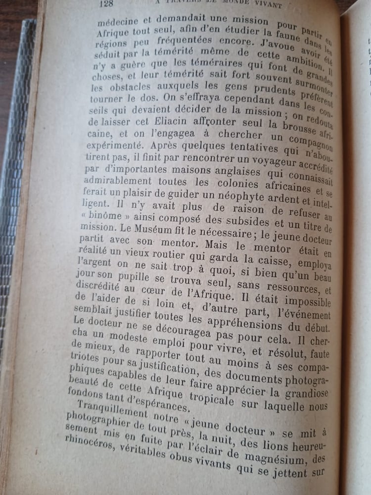 a travers le monde vivant