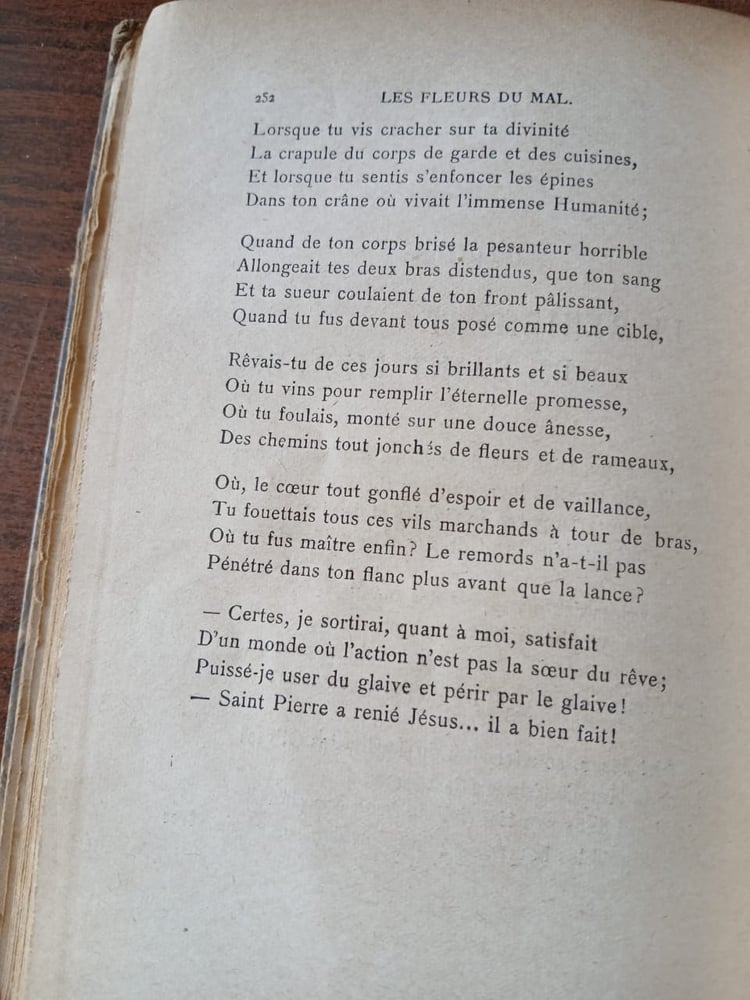 les fleurs du mal