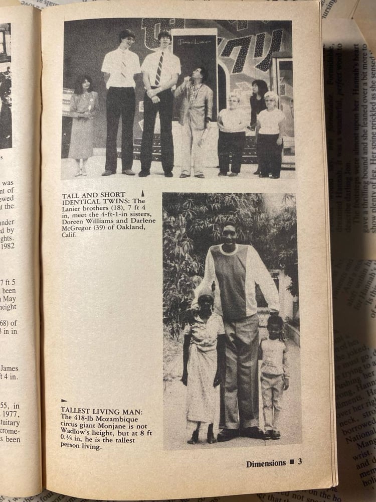 Guinness book of world records (Q6)