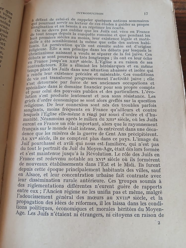 les juifs de france
