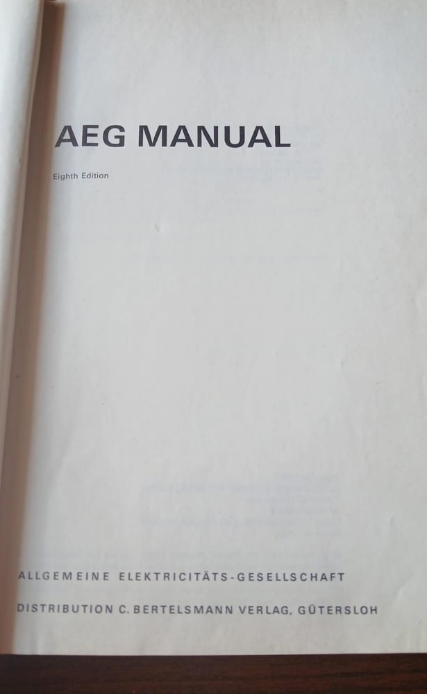 aeg manual