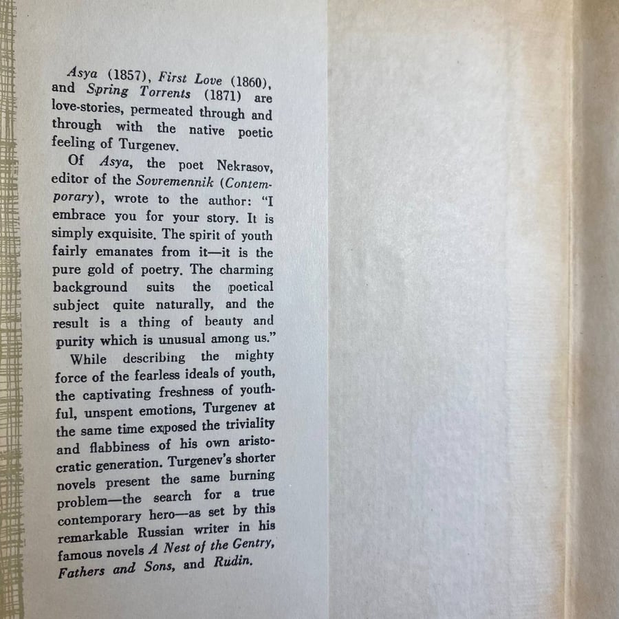three short novels-I.s.turgenev-ms