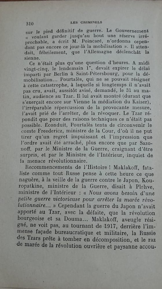 les criminels  (P0)
