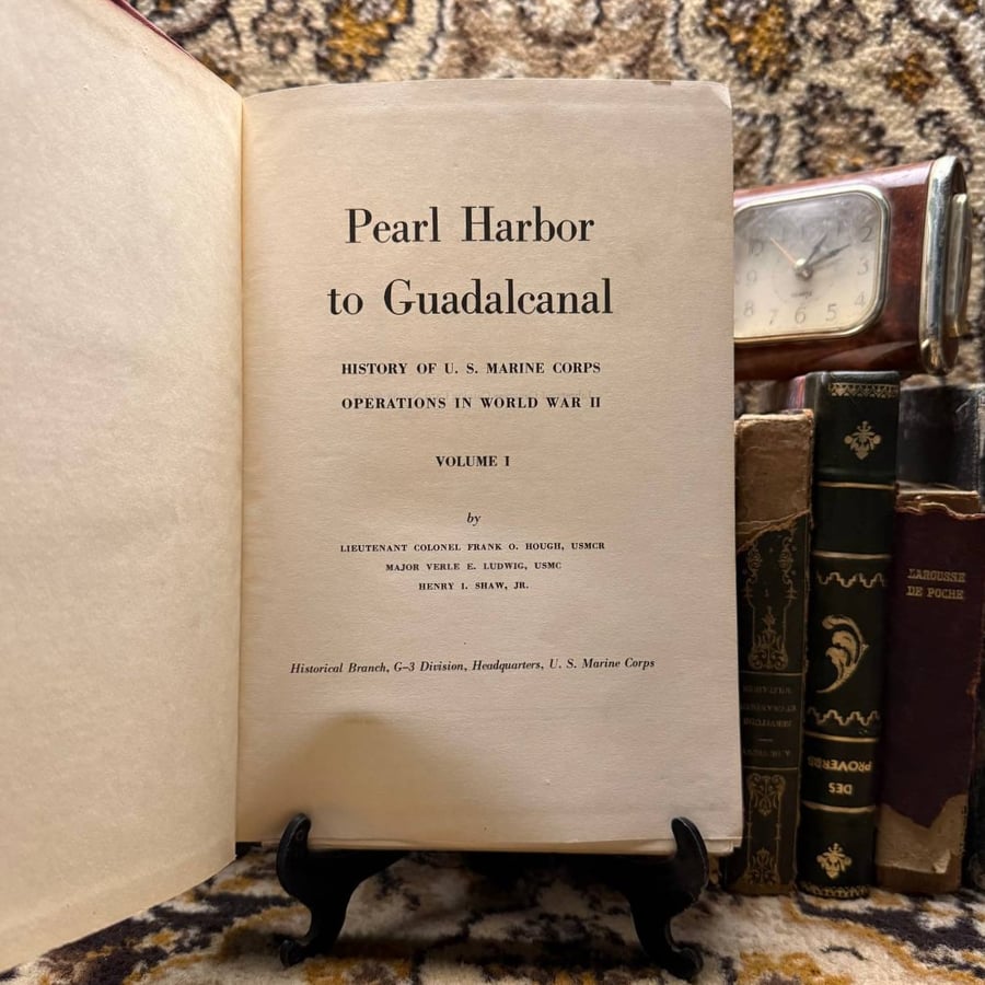 Pearl Harbor to Guadalcanal - The last of Mohicans - Fenimore Cooper