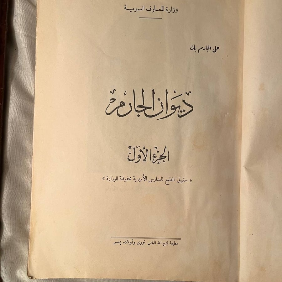 ديوان الجارم الجزء الأول -علي الجارم بك