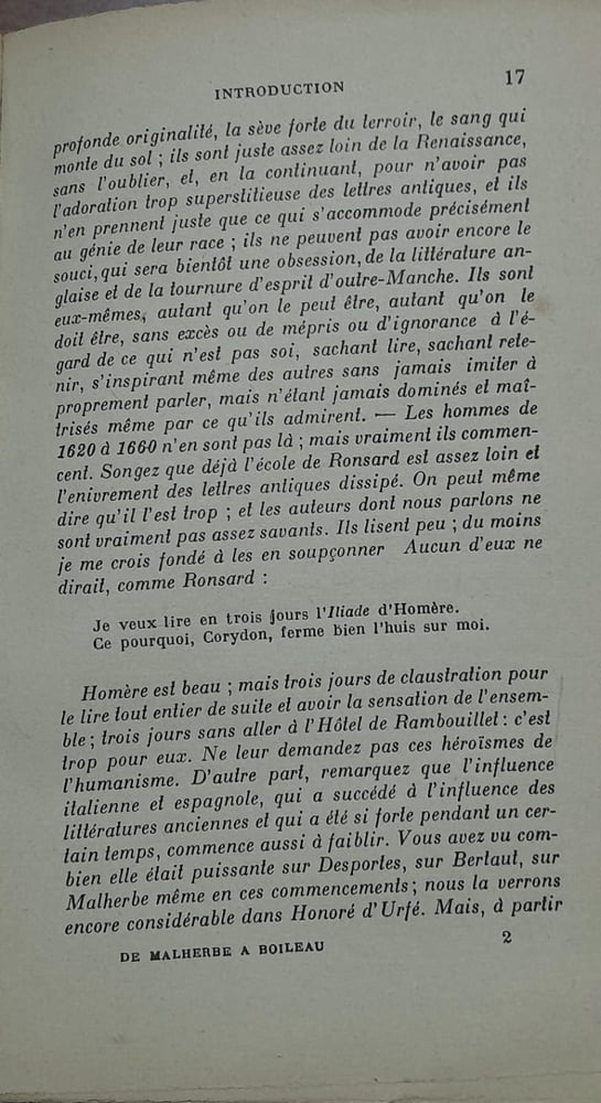 histoire de la poesie francaised de la renaissance au romatisme  (P0)