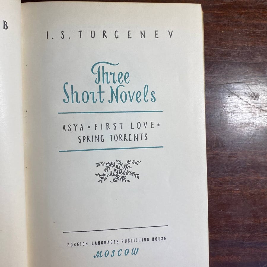 three short novels-I.s.turgenev-ms