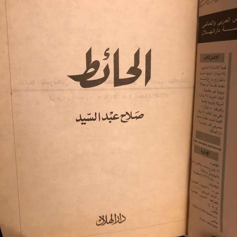 الحائط -صلاح عبدالسيد