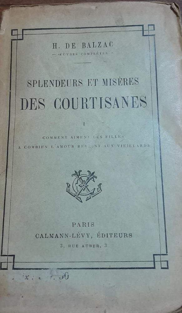 splendeurs et miseres des courtisanes