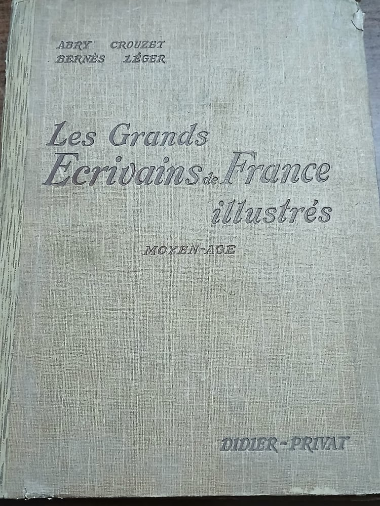 les grands ecrivains de france illustres(E3)