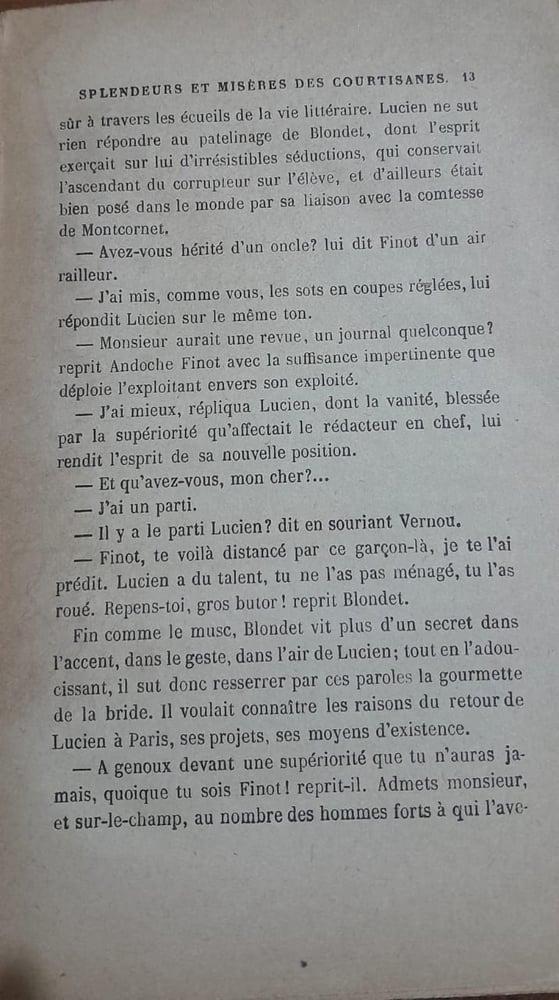 splendeurs et miseres des courtisanes