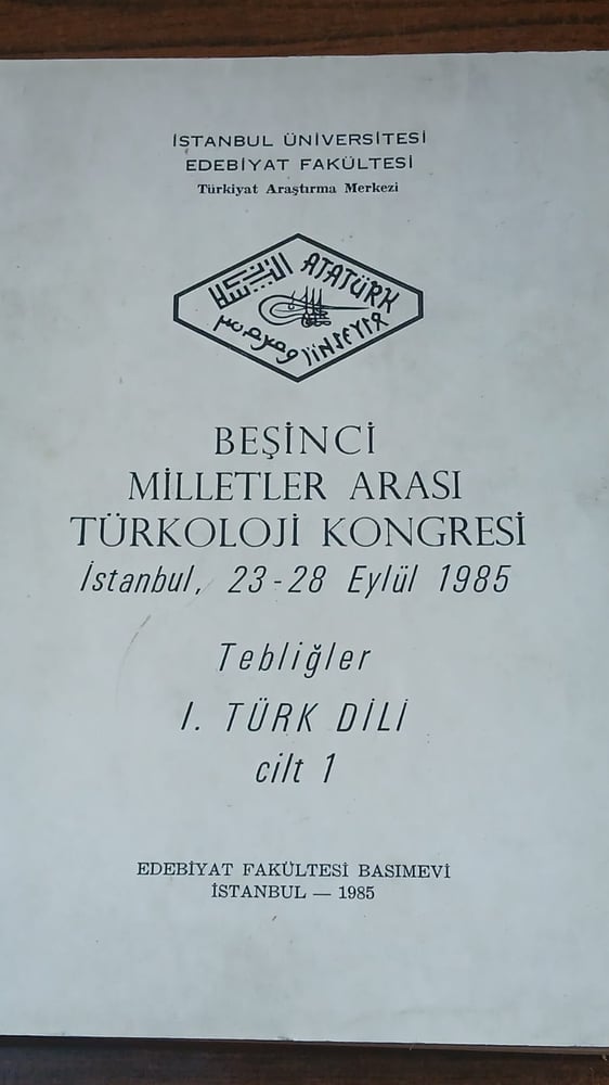 Besinci milletler arasi turkoloji kongresi (P4)