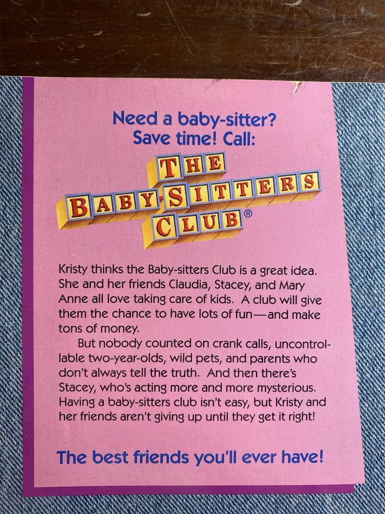 The babysitter club (P12)