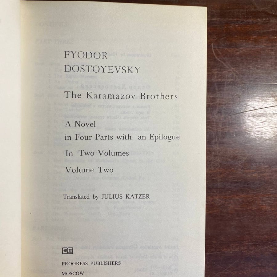 the karamazov brothers-fyodor Dostoyevsky-ms