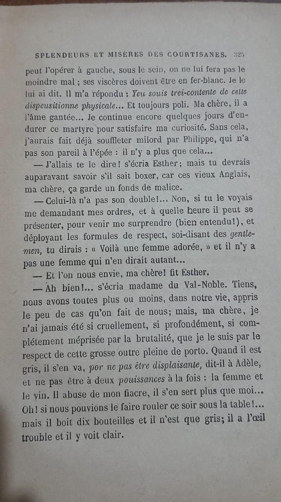 splendeurs et miseres des courtisanes