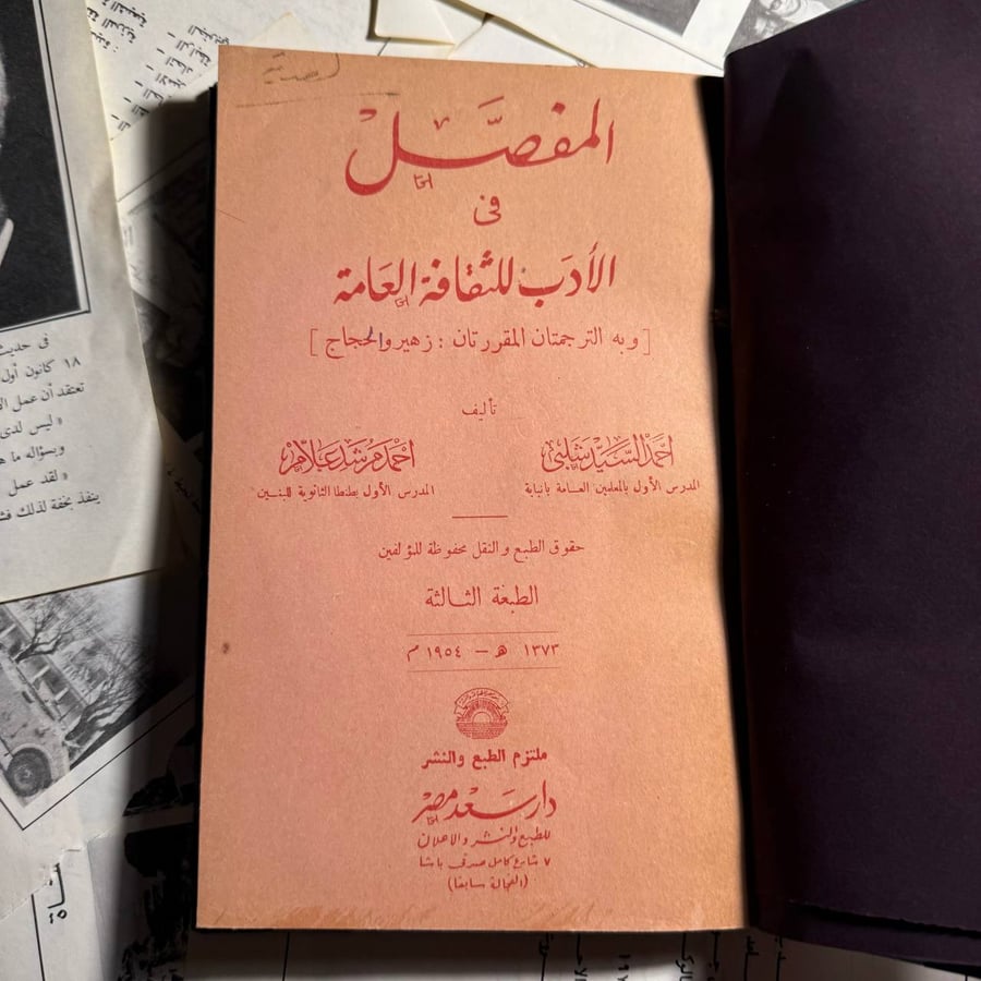 المفصل في الأدب للثقافة العامة - احمد السيد