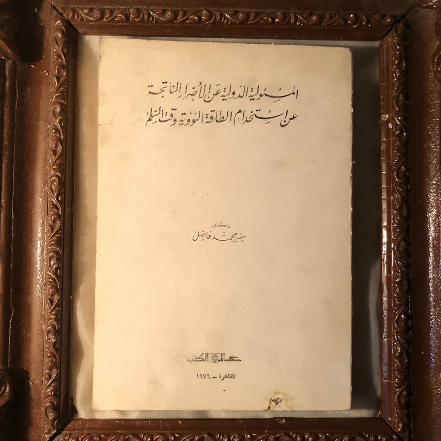المسؤلية الدولية عن الأضرار الناتجة عن استخدام الطاقة النووية وقت السلم _ سمير محمد فاضل _ Lg1