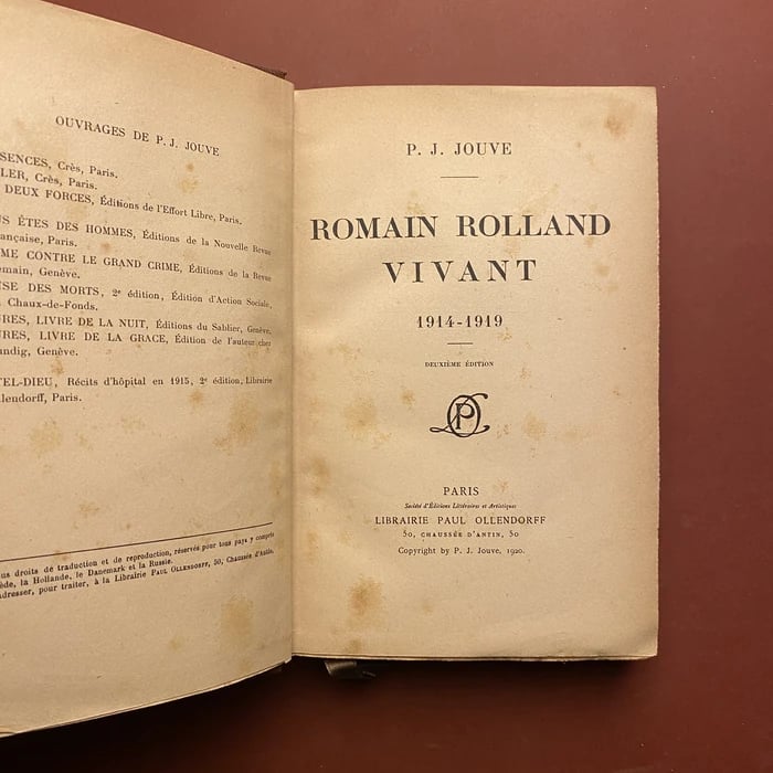 romain rolland vivant