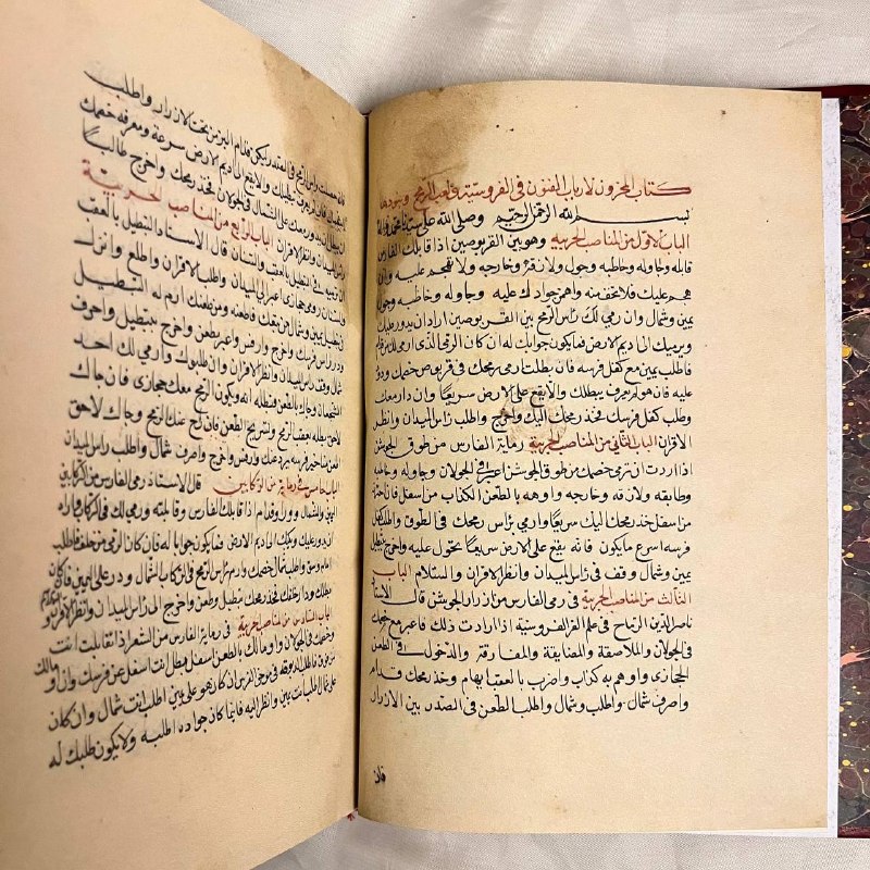 المخزون في لارباب الفنون في الفروسية ولعب الرمح وبنودها-مخطوط