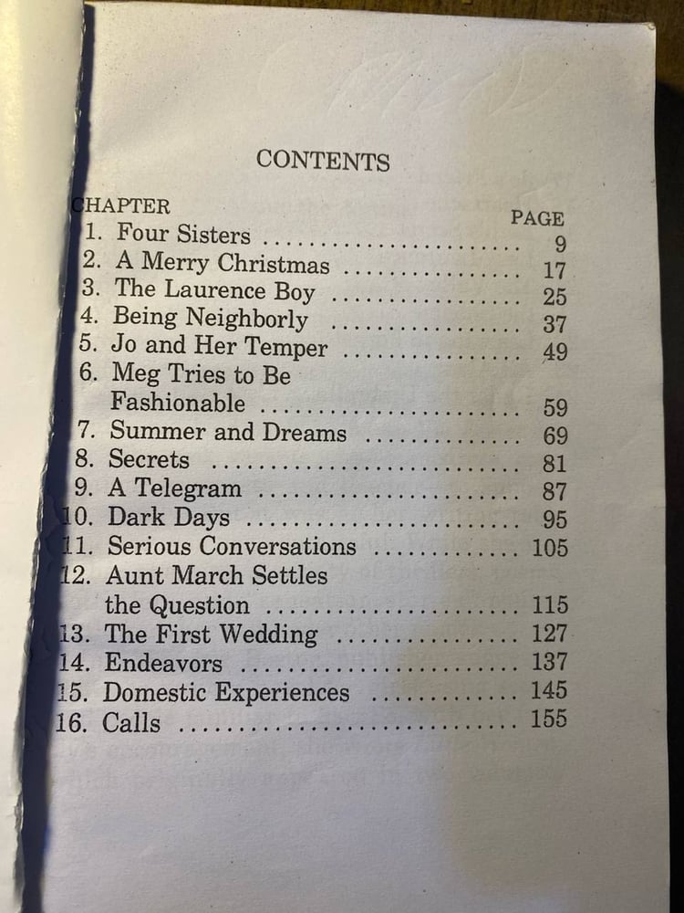 Little women - Louisa May Alcott (Q6)
