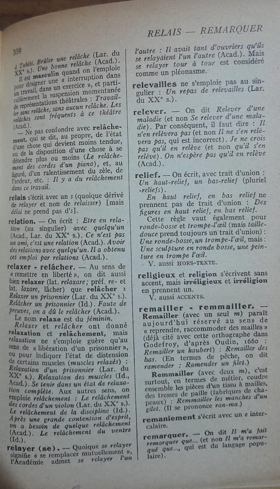 dictionnaire des difficultes de langue francaise(E9)