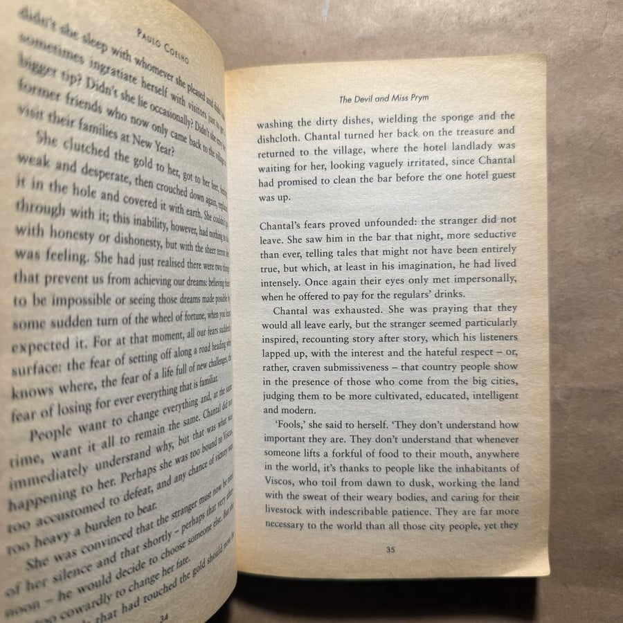 The devil and miss Prym - - Paulo Coelho- P20