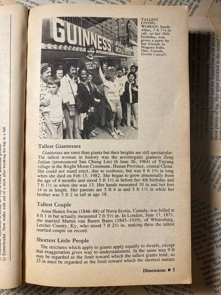 Guinness book of world records (Q6)