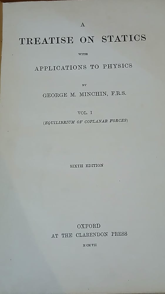 a treatise on statics