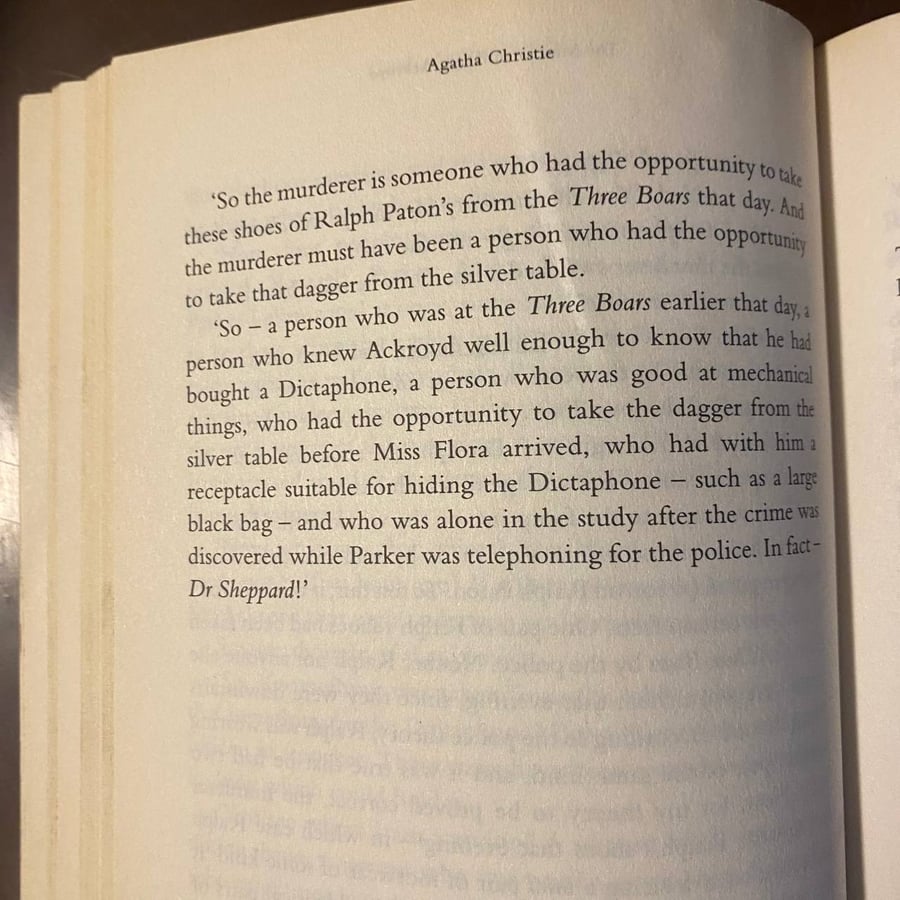 The murder of roger ackroyd-agatha christie-ms