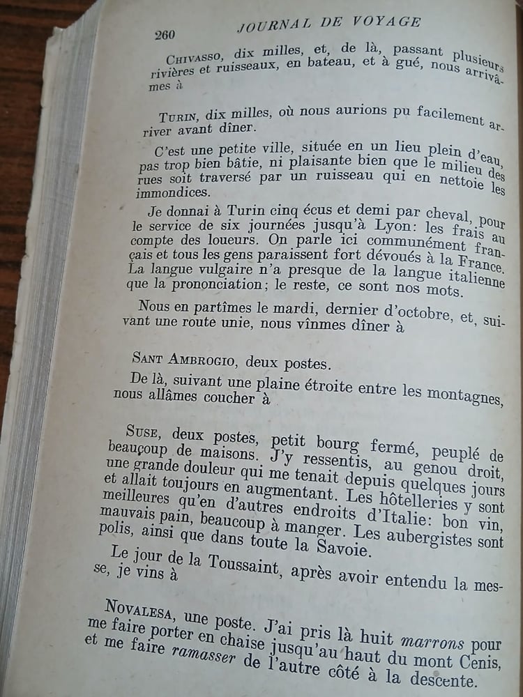 journal de voyag (P0) e en italie par suisse et lallemagne (P0)