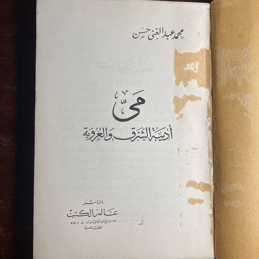 مى اديبة الشرق والعروبة -محمد حسن