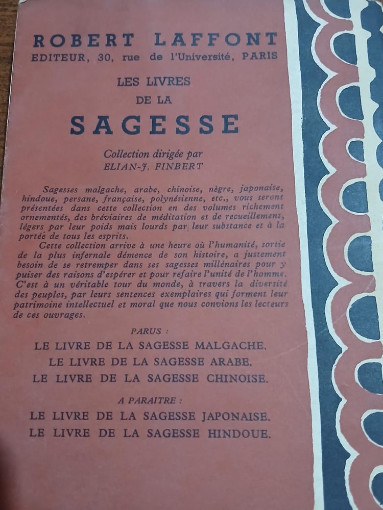 le livre de la sagesse negre