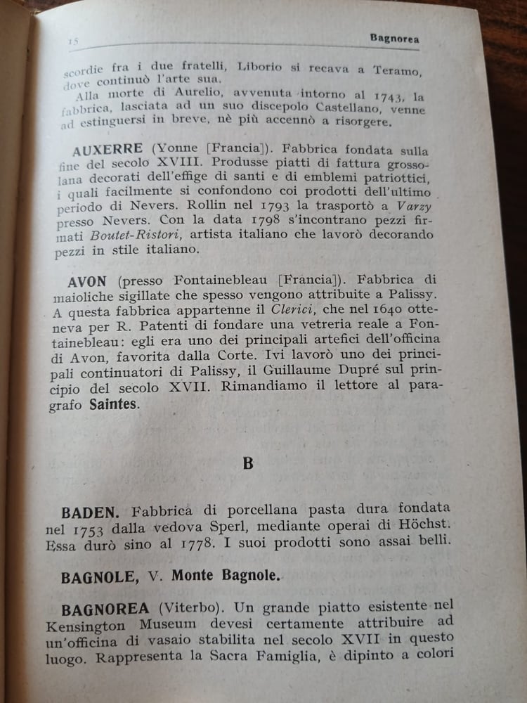 lamatore di maioliche e popcellane(W26)