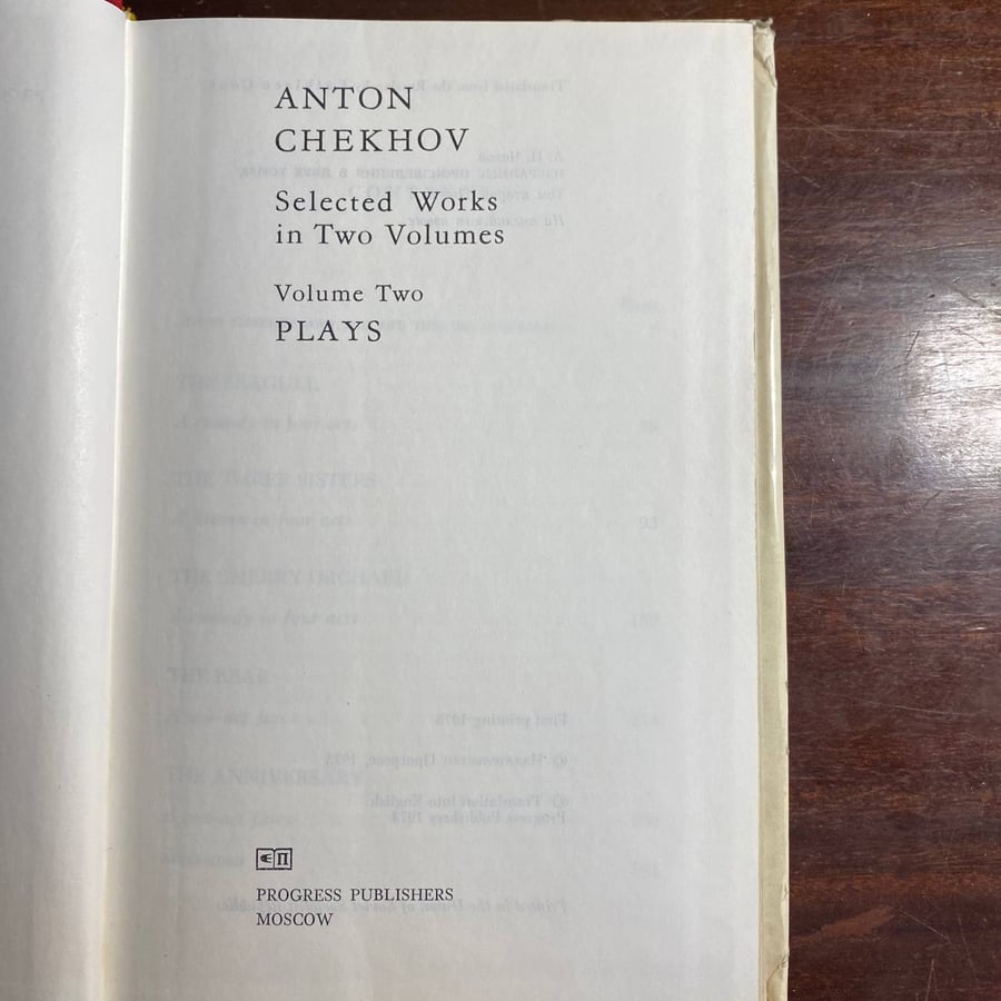 selected works-Anton Chekhov-ms