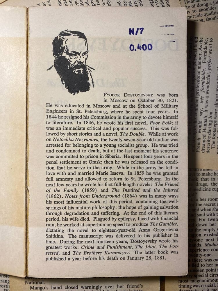 The house of the dead - Dostoyevsky (P15)