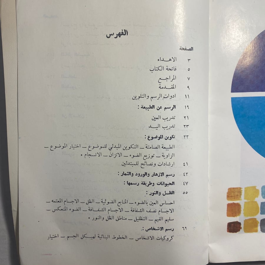الرسم واللون - محيي الدين طالو  (O17)